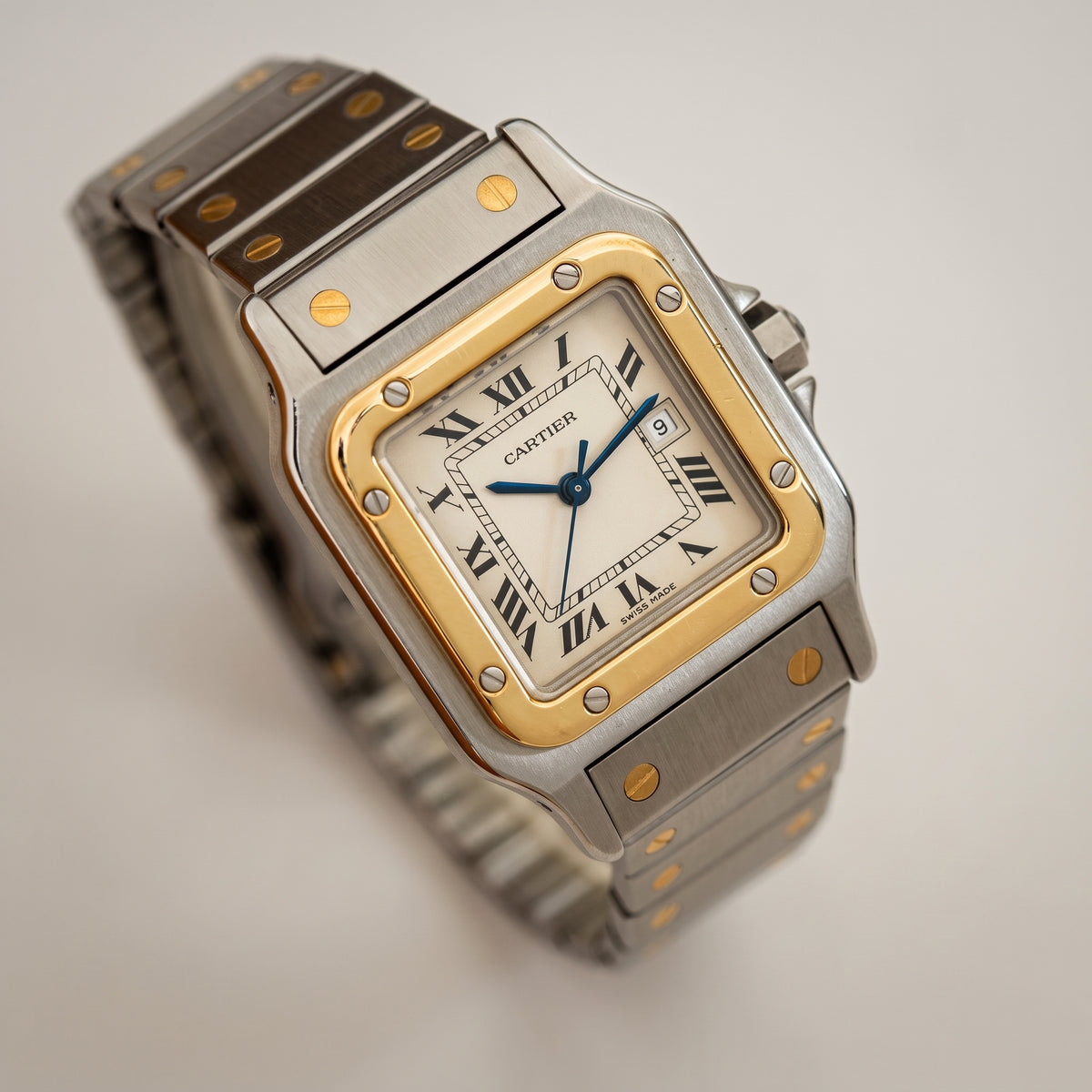 Vintage Cartier Santos Galbée — Two-Tone Automatic, Cartier Serviced