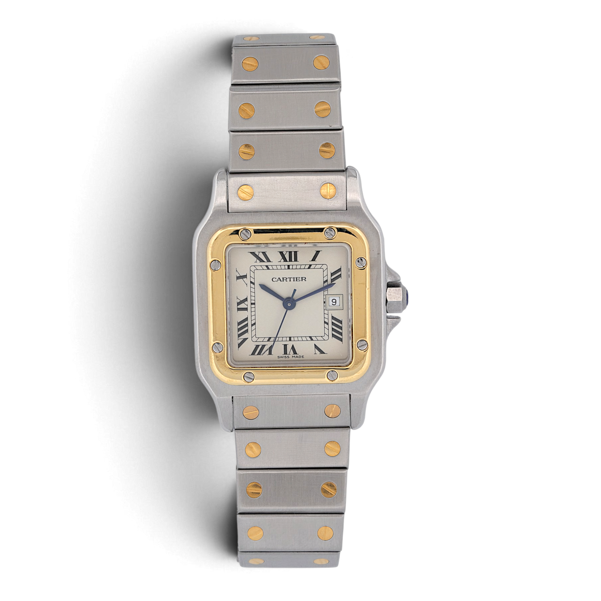 Vintage Cartier Santos Galbée — Two-Tone Automatic, Cartier Serviced