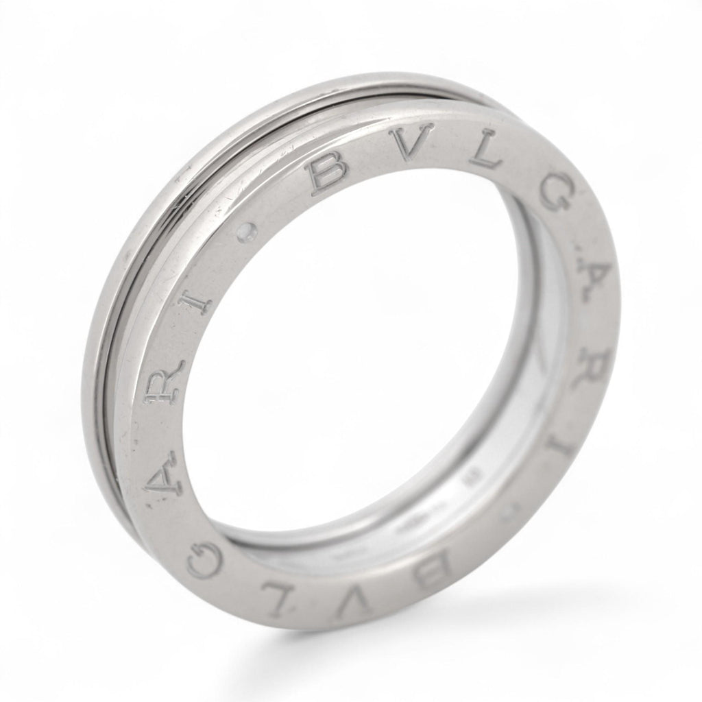 Bvlgari B.Zero1 One-Band Ring 18k White Gold Size 61