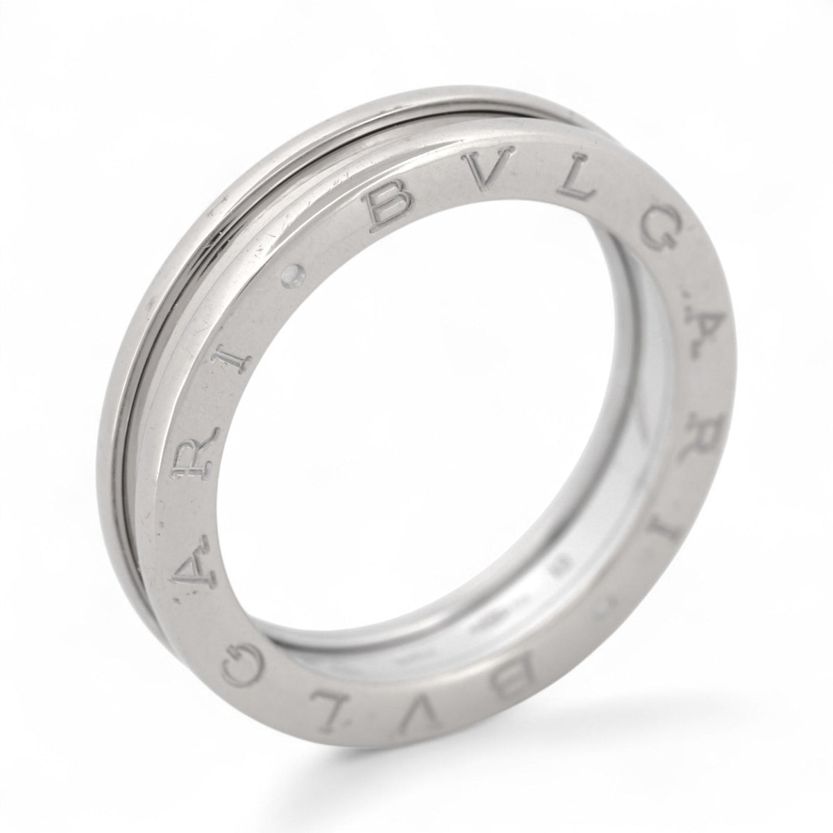 Bvlgari B.Zero1 One-Band Ring 18k White Gold Size 61