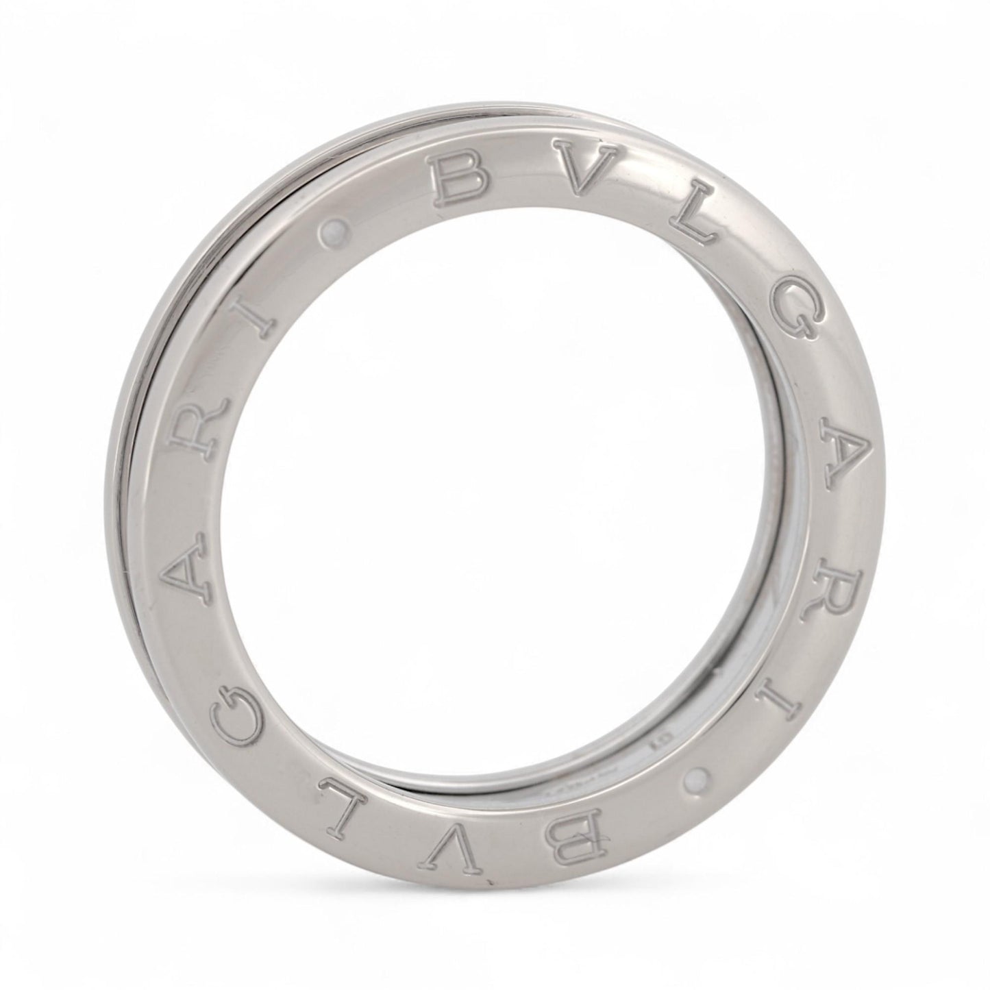 Bvlgari B.Zero1 One-Band Ring 18k White Gold Size 61