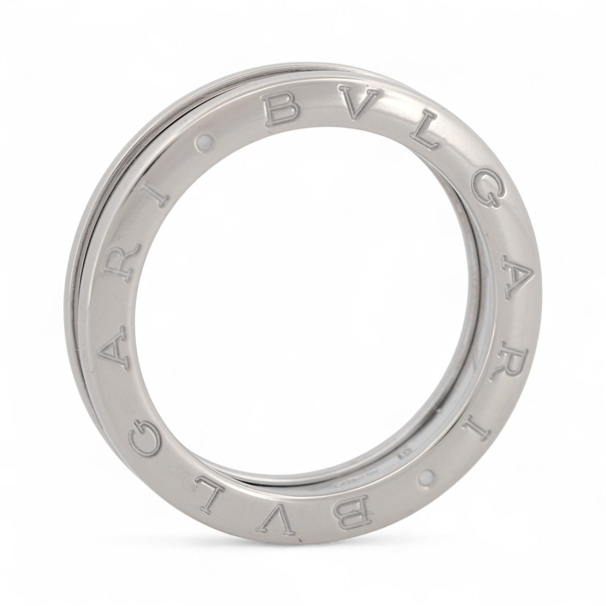 Bvlgari B.Zero1 One-Band Ring 18k White Gold Size 61