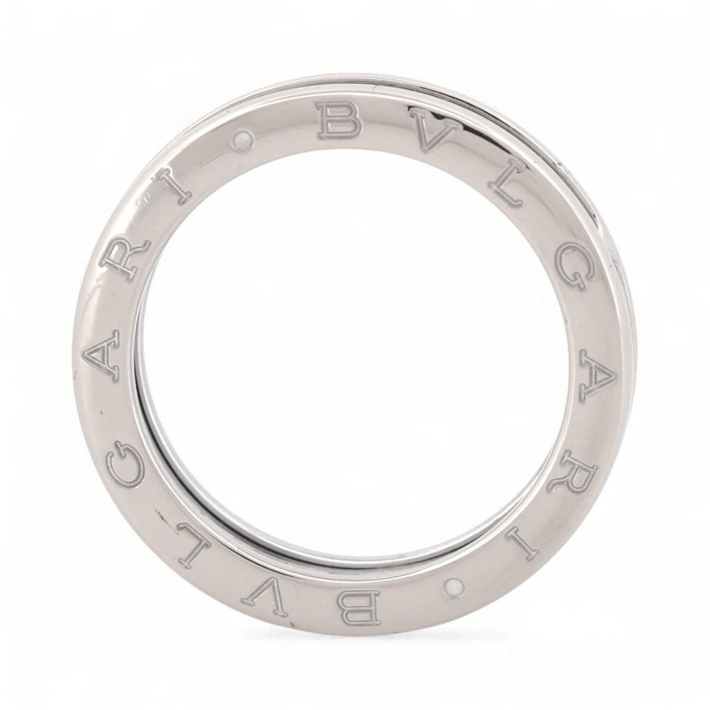 Bvlgari B.Zero1 One-Band Ring 18k White Gold Size 61