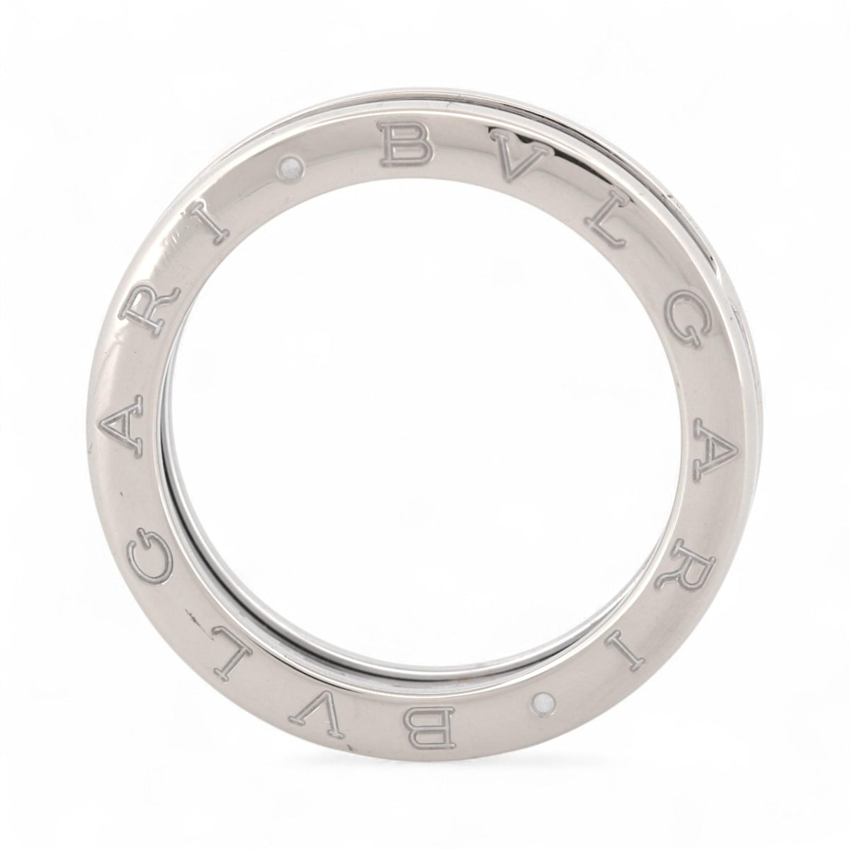 Bvlgari B.Zero1 One-Band Ring 18k White Gold Size 61