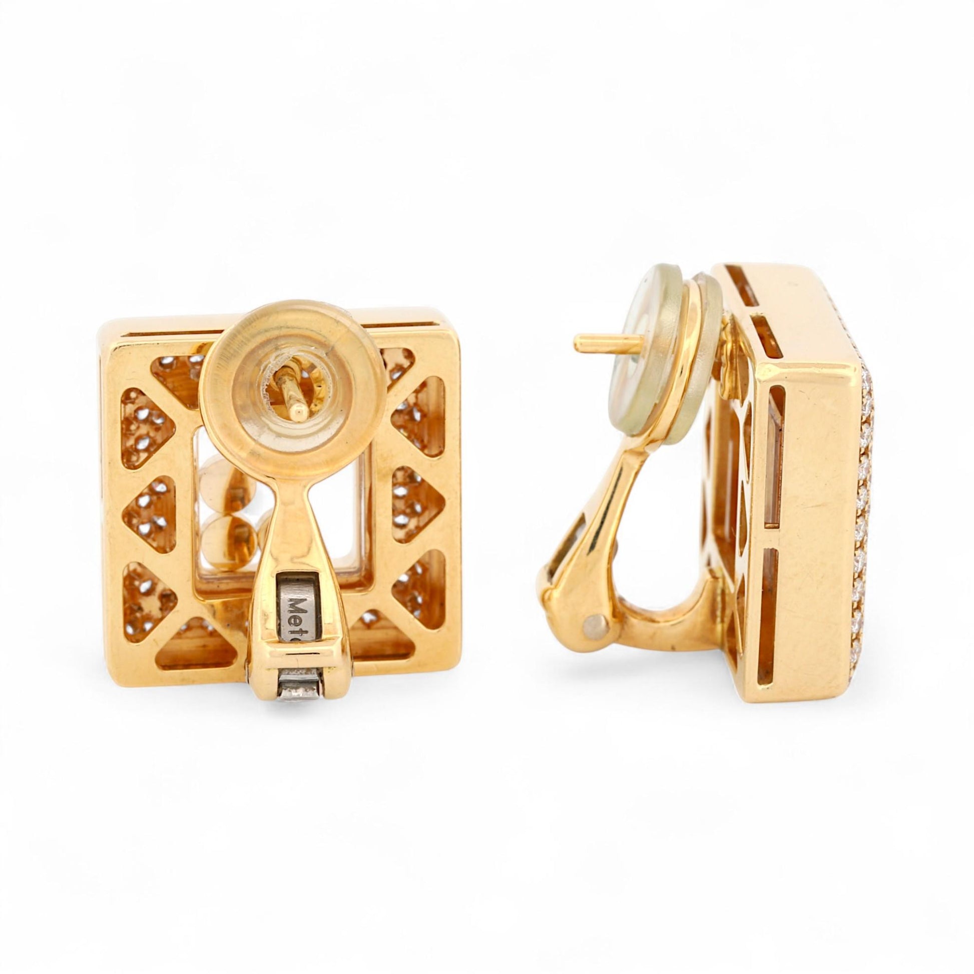 Chopard Happy Diamonds Large Earrings in 18K Yellow Gold 84/2768-20