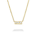 Jennifer Rivera Minimo Necklace in 18k Yellow Gold with Diamonds