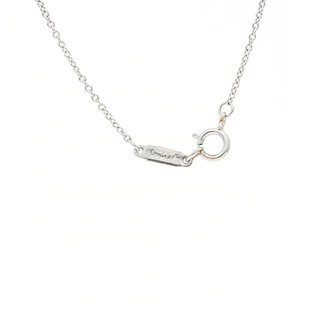 Tiffany & Co. Akoya Pearl & Diamond Necklace in 18K White Gold