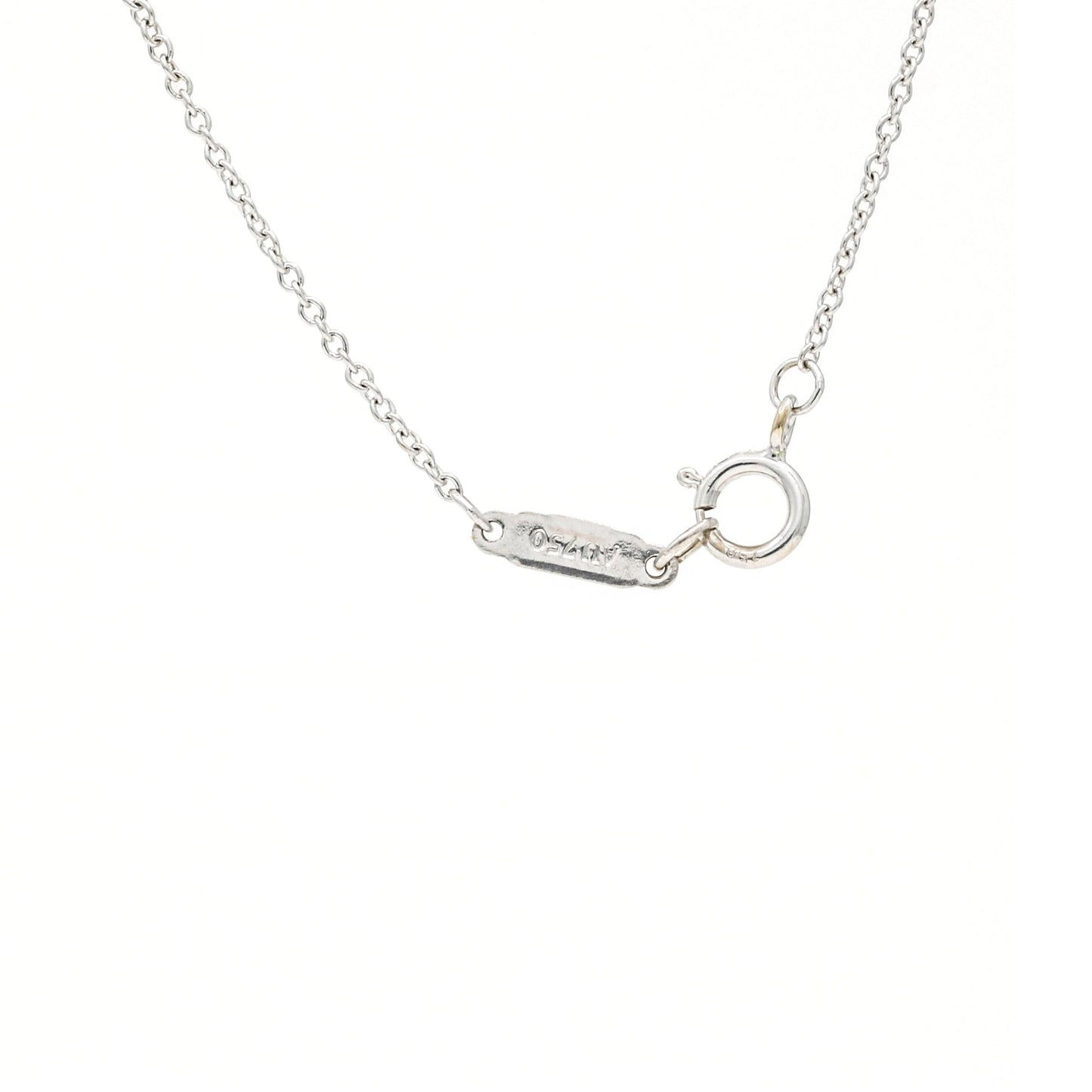 Tiffany & Co. Akoya Pearl & Diamond Necklace in 18K White Gold