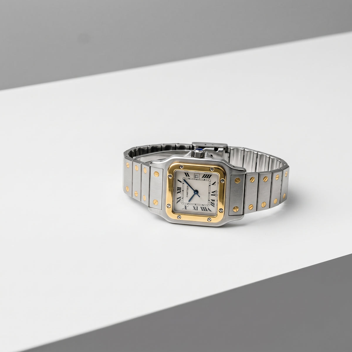 Vintage Cartier Santos Galbée — Two-Tone Automatic, Cartier Serviced